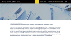 Desktop Screenshot of fabrycontracting.com